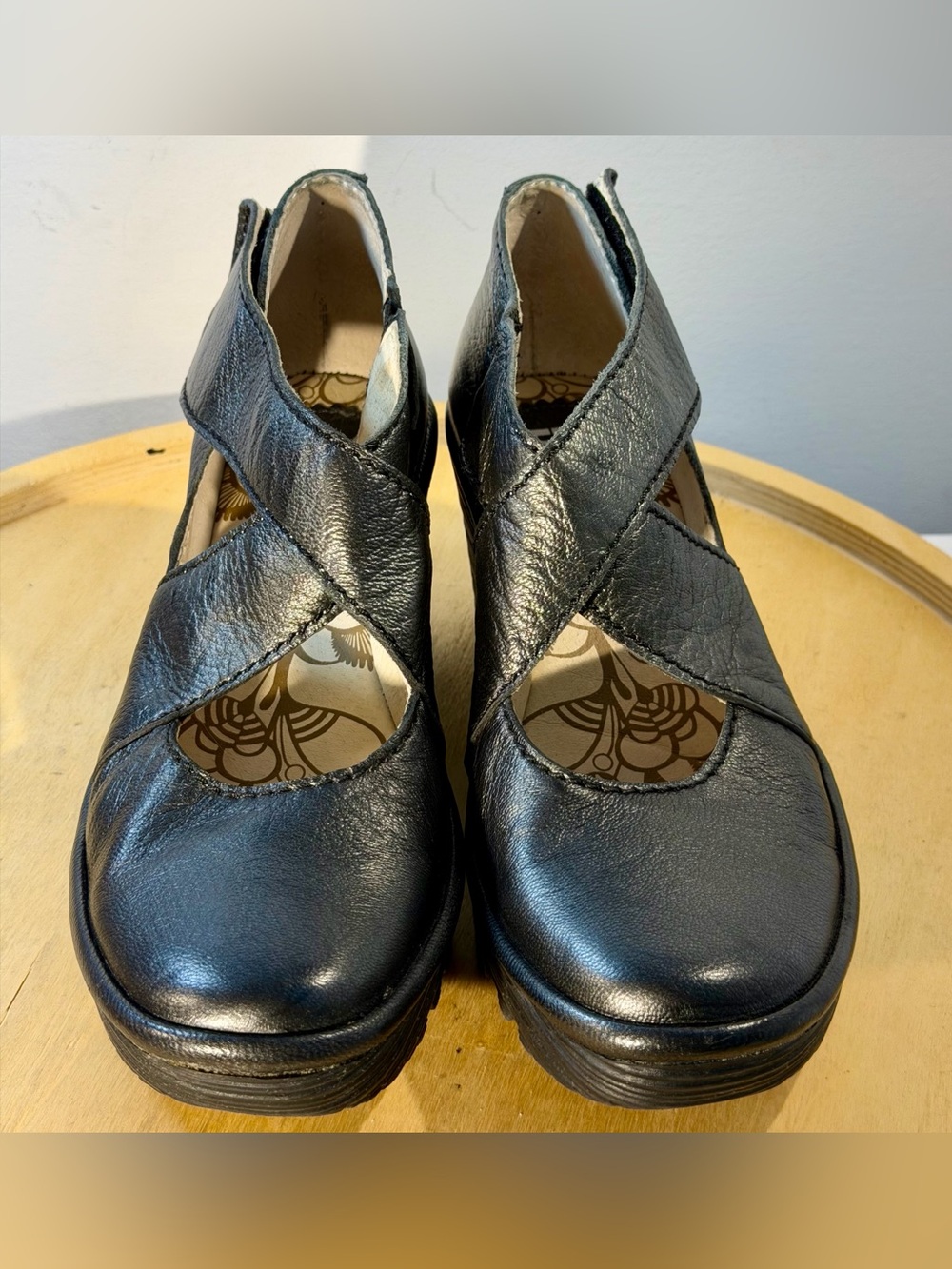Fly London Yogo Platform Wedges